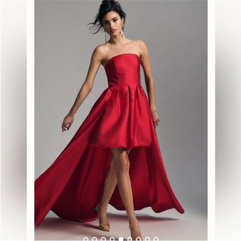 Anthropologie Hutch
Strapless High- Low Bubble
Dress